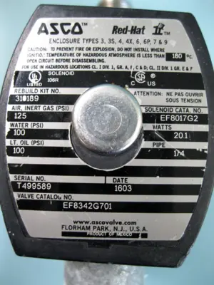 USED ASCO EF8342G701