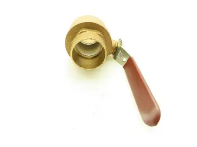 Crane 1-1/2" Brass Ball Valve Solder Sweat Ends 600 WOG Full Port