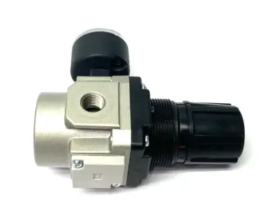 Used SMC Modular Regulator w/ Gauge 1/4" NPT Ports Air Pressure Regulators Michigan US | Maverick Industrial Sales #1389635