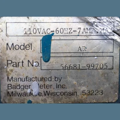 Badger 1.5 Inch Flow Meter Valve