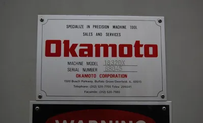 OKAMOTO PSG-1632 DX Surface & Way Grinders | Mohawk Machinery (9)