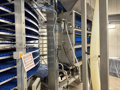 Kaak Group Twin Drum Ambient Cooler Spiral Cooler | Harvest Equipment and Fabrication Inc (15)