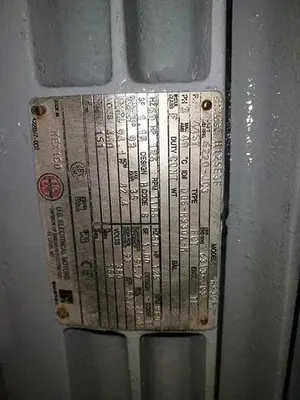 KADANT BLACK CLAWSON MODEL 24PS PRESSURE SCREEN WITH 125 HP MOTOR
