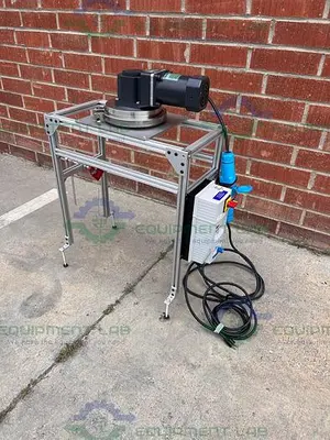 Stainless Steel Overhead 8" Stirrer w/ Lenze Inverter Drive, OM Motor, Gear Head