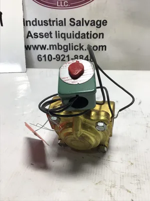 ASCO 37364S Solenoid Valve 1/4″ Brass
