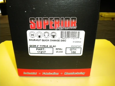 NEW Superior Abrasives 11217