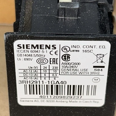 NEW Siemens 3RH2911-1GA40