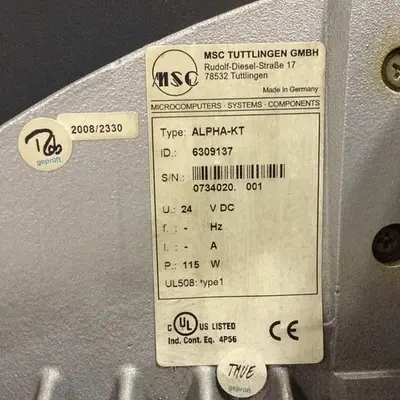 USED MSC ALPHA-KT
