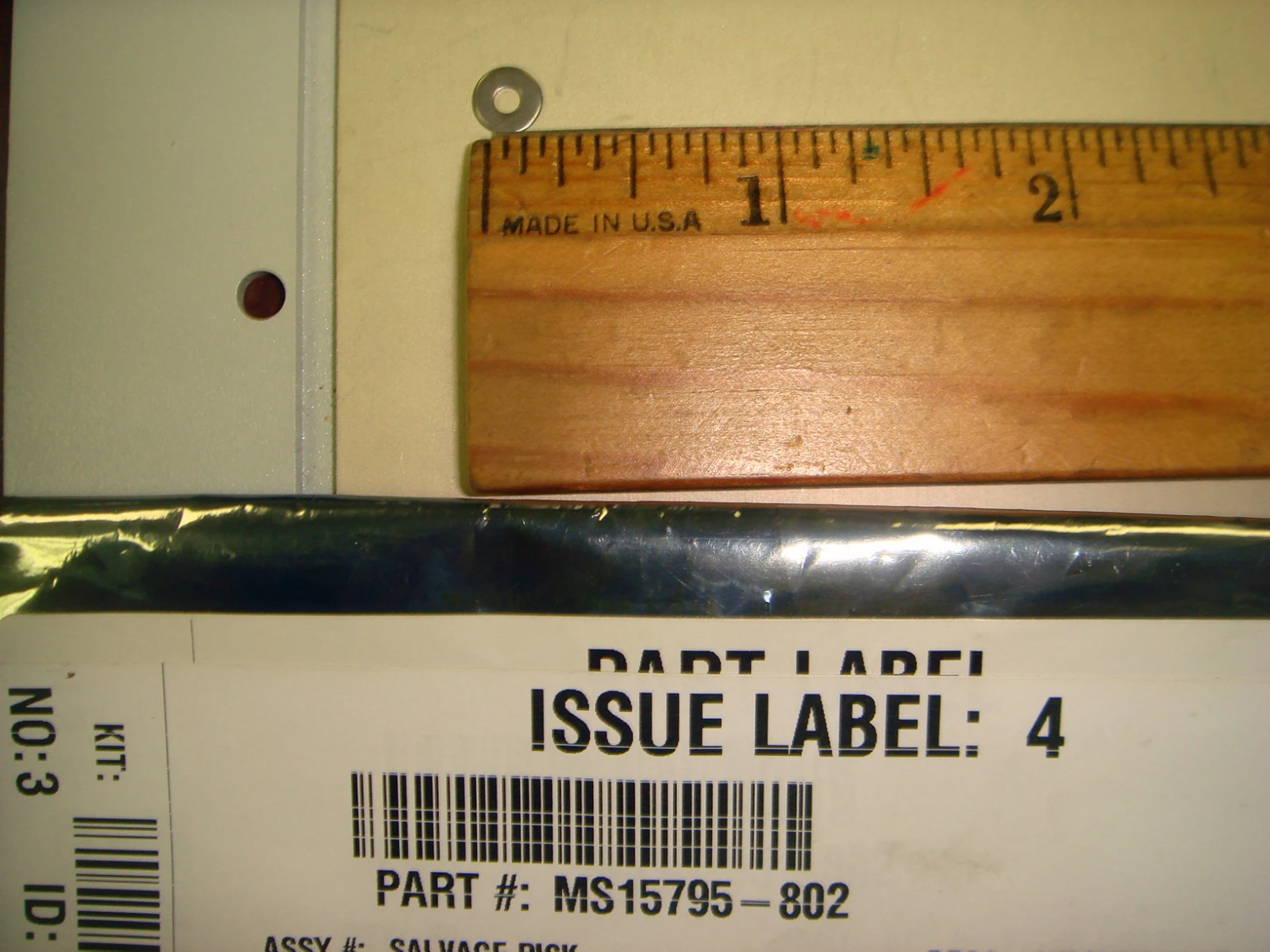 New  #2*(.094X.250X.020)*SS*FLAT/WASHER