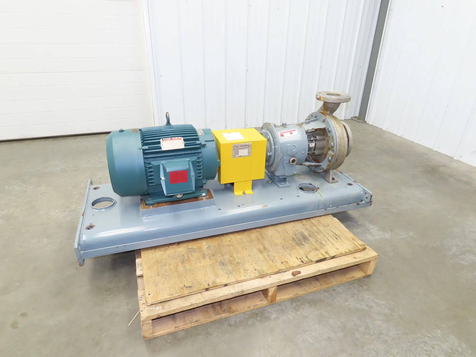 Flowserve HOC3+ Stainless Centrifugal Pump 3x4x10" 280 GPM 100'H 15Hp 3PH Motor