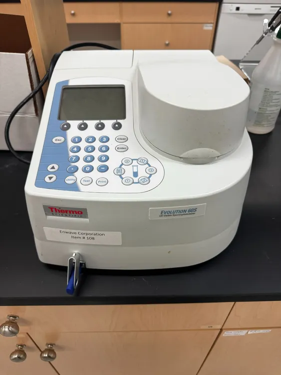 Used THERMO SCIENTIFIC Evolution 60S Spectrophotometer (UV-Vis, Fluor) British Columbia CA | Enwave Corp. #1493290