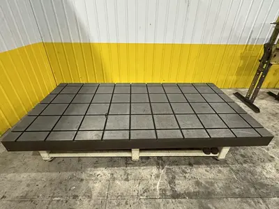 5' X 10' STEEL LAYOUT TABLE: STOCK #22156