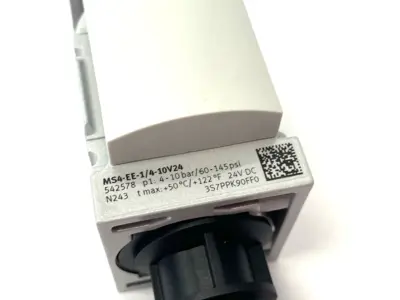 USED FESTO ON/OFF VALVE 1/4" PORTS, 3/2-WAY, CLOSED 542578
