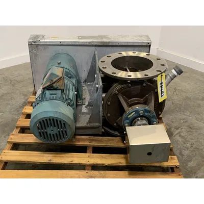 Used 10" Stainless Steel Flo-Tronics Rotary Airlock Feeder Valve