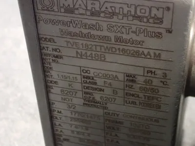 USED MARATHON TVE182TTWD16026AAM