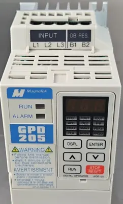 Magnetek GPD205-E0P2 AC Inverter Drive Motor Controller 3 phase loc1D36