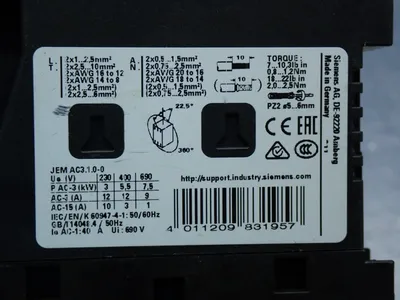 NEW SIEMENS 3RT20241BB40