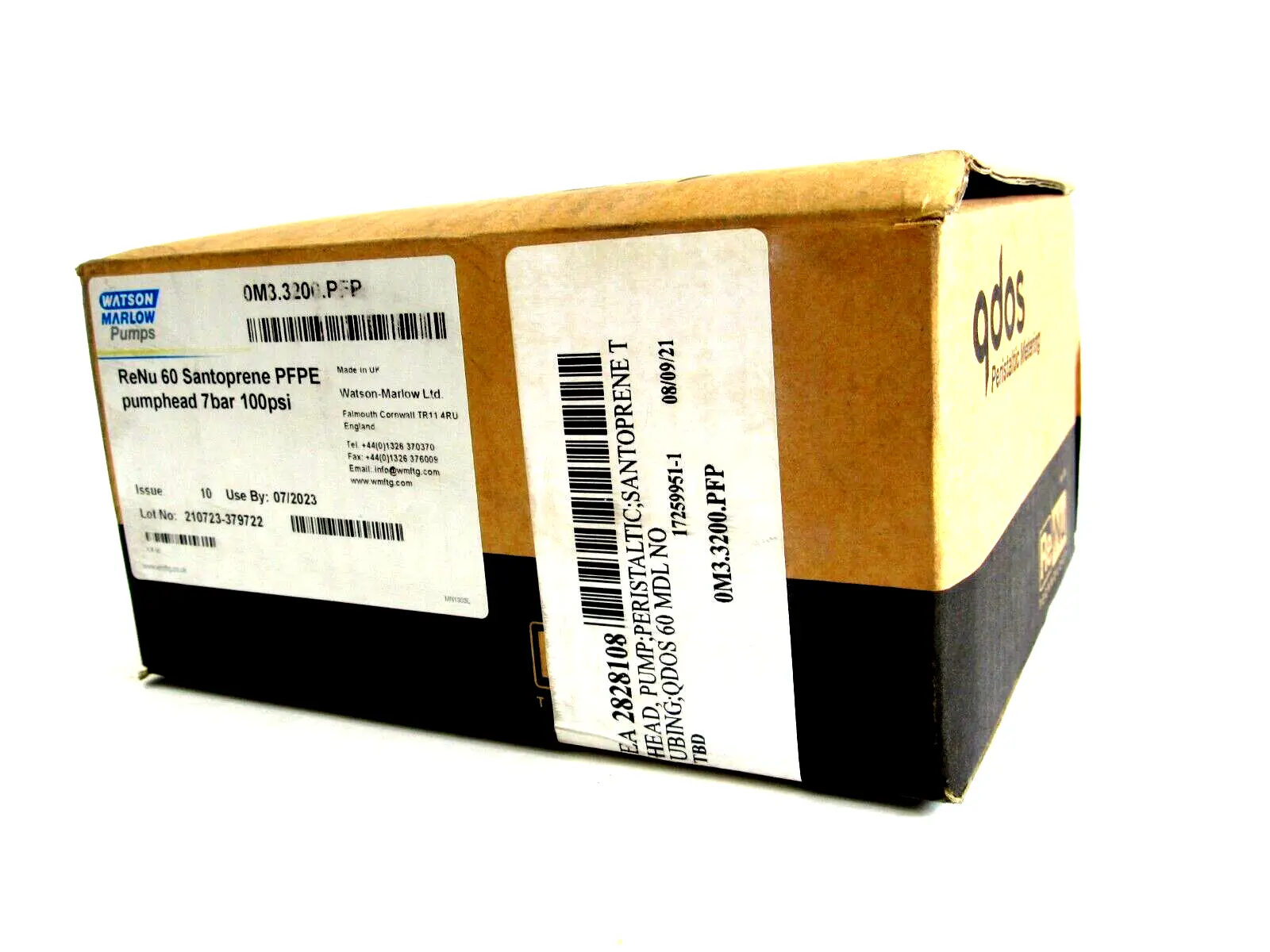 NEW WATSON MARLOW OM3.3200.PFP PUMP HEAD OM33200PFP