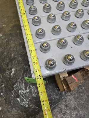 Used HYTROL ROLLER BALL TRANSFER  CONVEYOR Roller Conveyors Wisconsin US | Packer City Sales #1298025