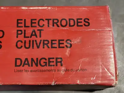 Flat Copper Clad Electrodes (Box of 50)