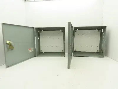Hoffman A-16N16A Wall Mount Electrical Enclosure 16x16" NEMA Type 1 Lot of 2