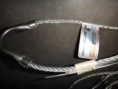 Hubbell Kellems Double Eye Cable Grip, 02207002, 1 to 1.24 in.
