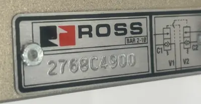 NEW ROSS CONTROLS 2768C4900 CHECK VALVE