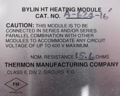 NEW BOX OF 2 THERMON A-624-16 BYLIN HT HEATING MODULE A62416