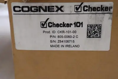 USED COGNEX CKR-101-00 VISION SENSOR CHECKER 805-0060-2 C STOCK 2429