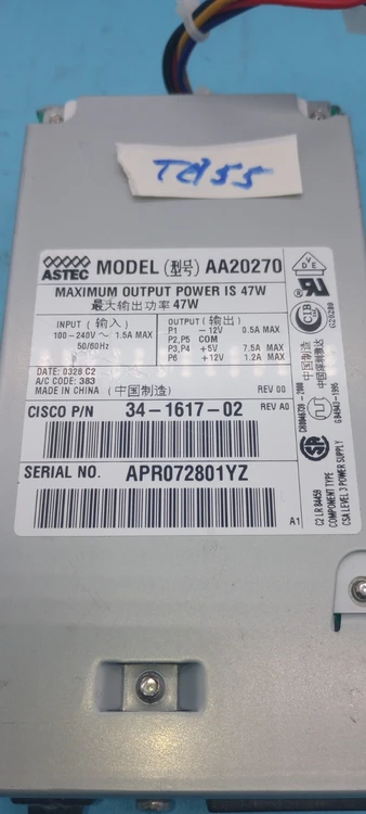 Used ASTEC CISCO AA20270 47 Power Supplies Arizona US | ASSET CONVERSION SPECIALISTS, INC. #436810