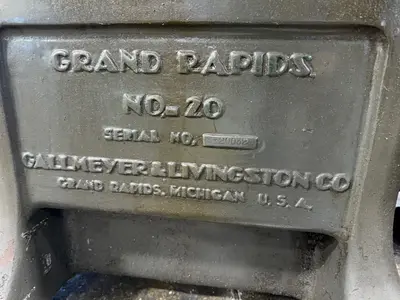 Used GALLMEYER & LIVINGSTON CO NO. 20 Reciprocating Surface Grinders Ohio US | HGR 24 #1518964