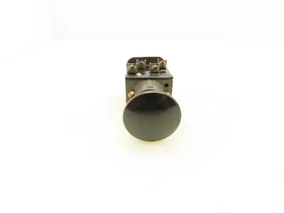 Allen Bradley 800H-DK2A Mushroom Head Push Button Black Ser A 1 NO 1 NC