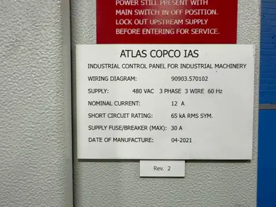 Used 2021 ATLAS COPCO 90903.570102 Electrical Panels Ohio US | HGR 24 #1233390