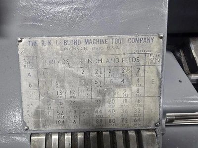 LEBLOND REGAL #24 Lathes, Engine | Machinery Central (5)