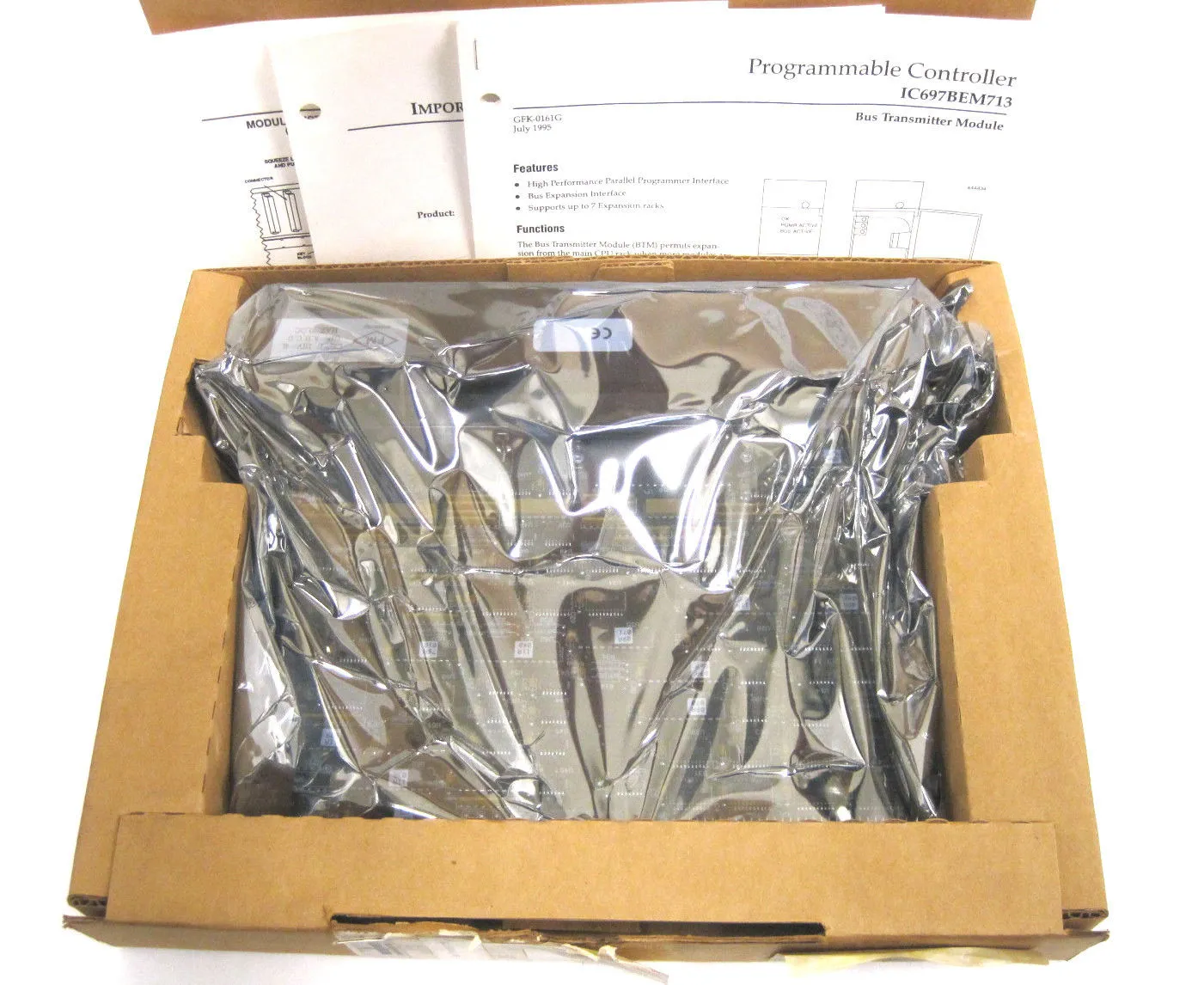 NIB GE FANUC IC697BEM713G BUS TRANSMITTER