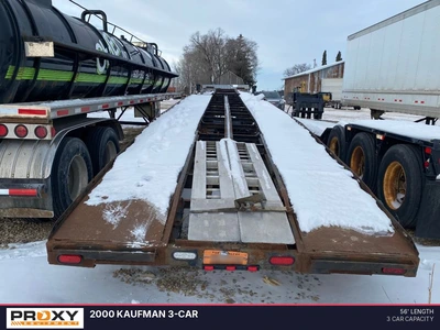 Used 2000 KAUFMAN 3-CAR Carhaulers Wisconsin US | Proxy Equipment #1384847