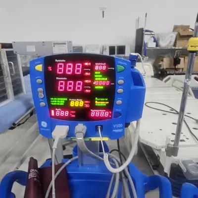 Used GE GE Carescape V100 Dinamap Patient Vital Sign Monitor SpO2 Blood Pressure Temp Patient Monitors Texas US | PT Medical Technologies #1458950