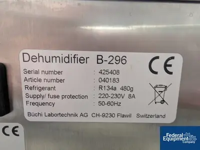 USED BUCHI Buchi B-290 Spray Dryer with B-295 Inert Loop