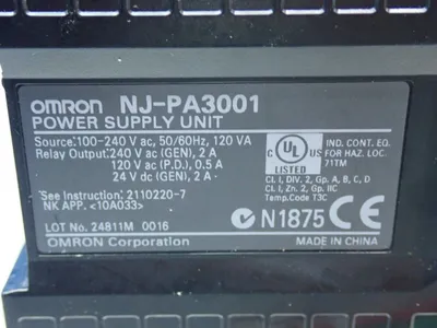USED OMRON NJPA3001