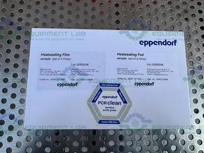 NEW 33 PIECES OF - EPPENDORF 0030127838 HEATSEALING FILM / FOIL PCR CLEAN