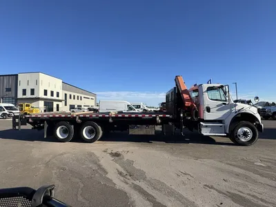 Used 2016 FREIGHTLINER M2 106 PALFINGER HYDRAULIC KNUCKLE BOOM LOADER CRANE Truck-Mounted Cranes Minnesota US | Carco Truck & Equipment #1513875