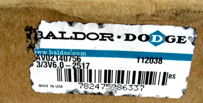 NEW BALDOR DODGE 112038 SHEAVE 3-3V6.0-2517