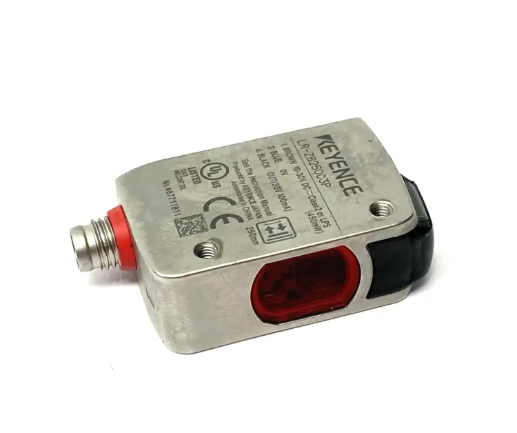 Used KEYENCE SELF-CONTAINED CMOS DISTANCE BASED LASER SENSOR, 3-PIN 250MM Photoelectric Sensors Michigan US | Maverick Industrial Sales #1089995
