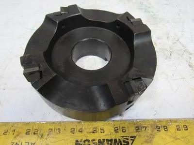 Igetalloy PF5160 6-1/4" Face Mill Adjustable Indexing 4 Flute 2" Arbor