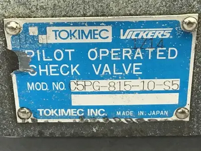 USED TOKIMEC VICKERS C5PG-815-10-S5