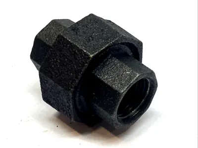 New | in-Stock GRINNELL Joint Union 1/2" NPT Class 150 Malleable Iron Black Fig. 463 Plumbing Equipment Michigan US | Maverick Industrial Sales #1400092
