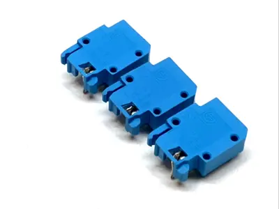 USED WEIDMÜLLER BLUE TENSION CLAMP TERMINAL 1.5MM² LOT OF 3