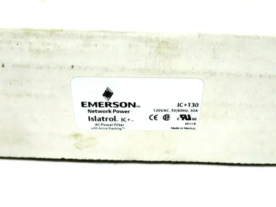 NEW EMERSON IC+130 ISLATROL AC POWER FILTER 120VAC 50/60HZ IC130
