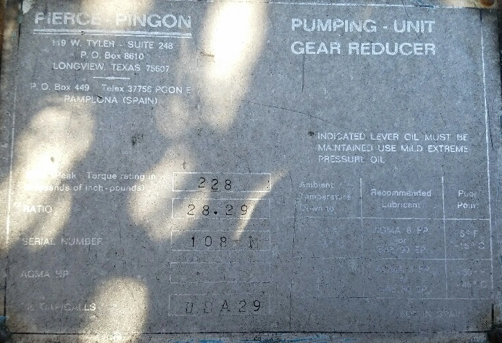 Used PIERCE PINGON _UNKNOWN_ Speed Reducers Ohio US | Soberay & Sons #795336