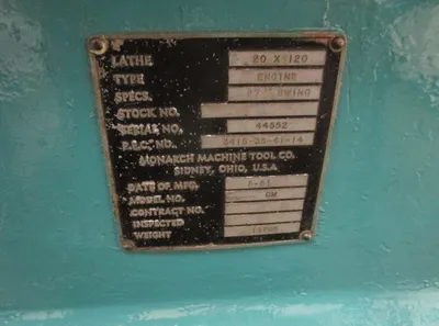 1961 MONARCH 20CM Engine Lathes | GCH Machinery (3)